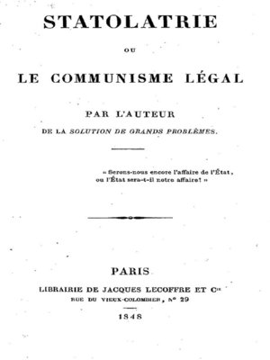cover image of Statolâtrie